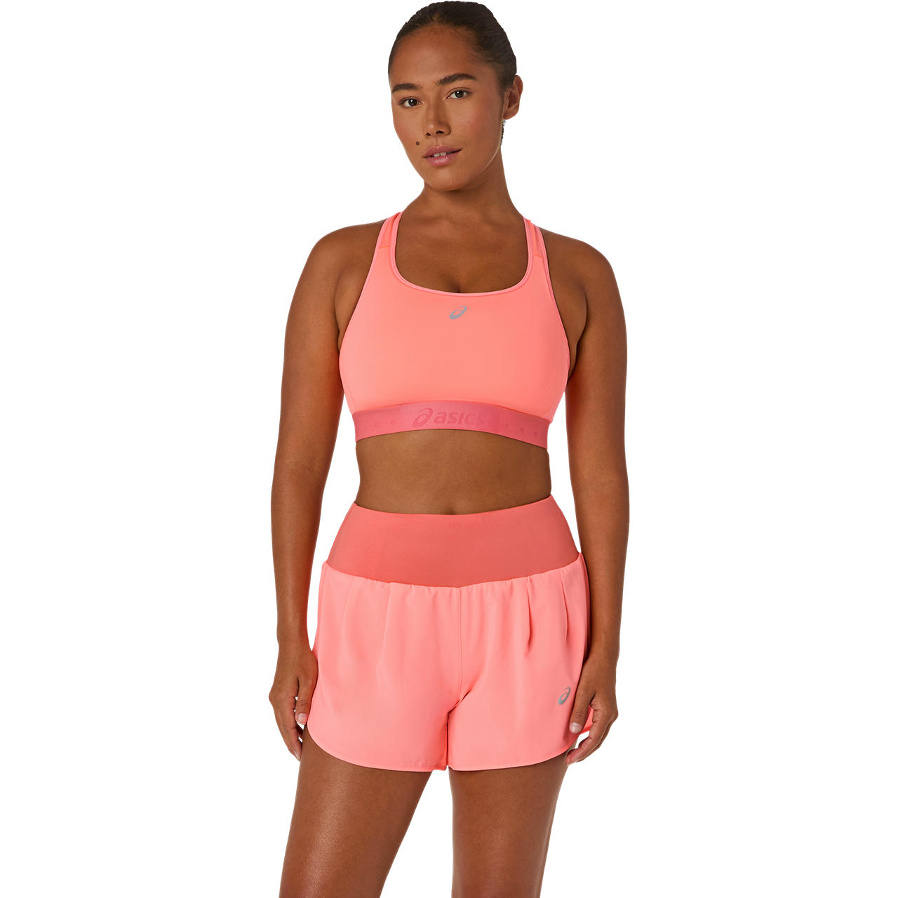 Peto ASICS Road Compression Bra - Femenino - Rosado