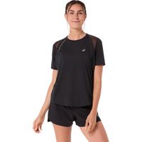 Polera ASICS Road SS Top - Manga corta - Femenino - Negro