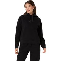 Polerón ASICS Logo Fleece Pullover Hoodie - Femenino - Negro