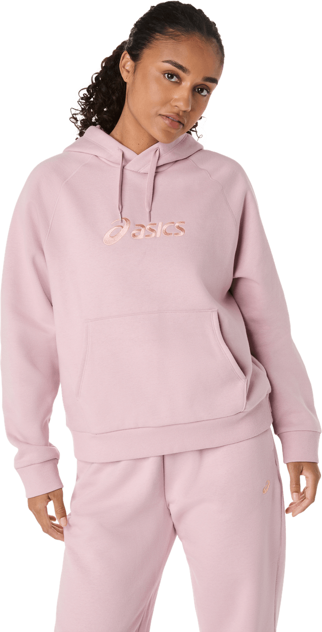 Imagen 1 del producto Polerón ASICS Logo Fleece Pullover Hoodie - Femenino - Rosado