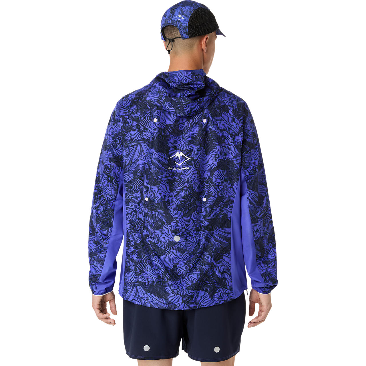 Imagen 2 del producto Chaqueta ASICS Fujitrail Packable Jacket - Masculino - Morado