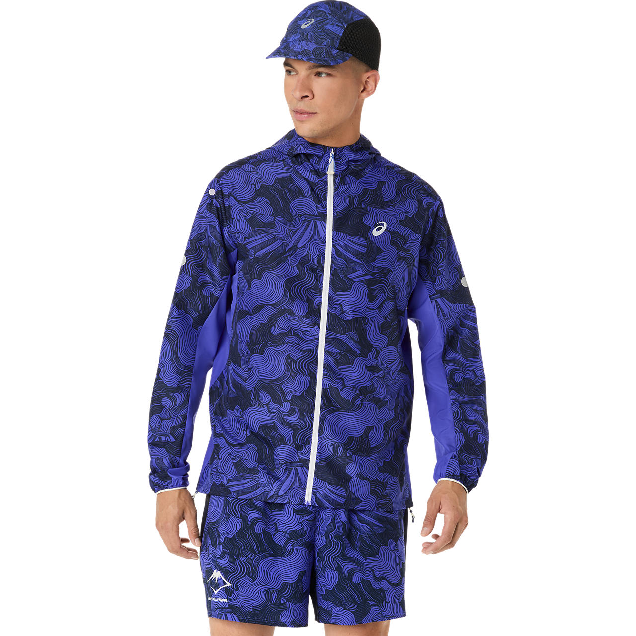 Chaqueta ASICS Fujitrail Packable Jacket - Masculino - Morado