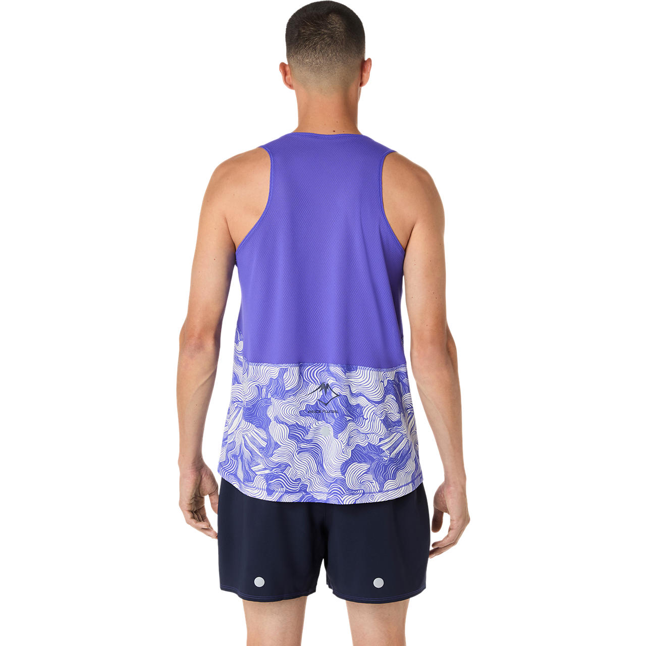 Imagen 2 del producto Polera ASICS Fujitrail Singlet - Sin Mangas - Masculino - Morado