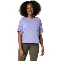 Polera ASICS Nagino Run Adjustable  SS Top - Manga corta - Femenino - Lila