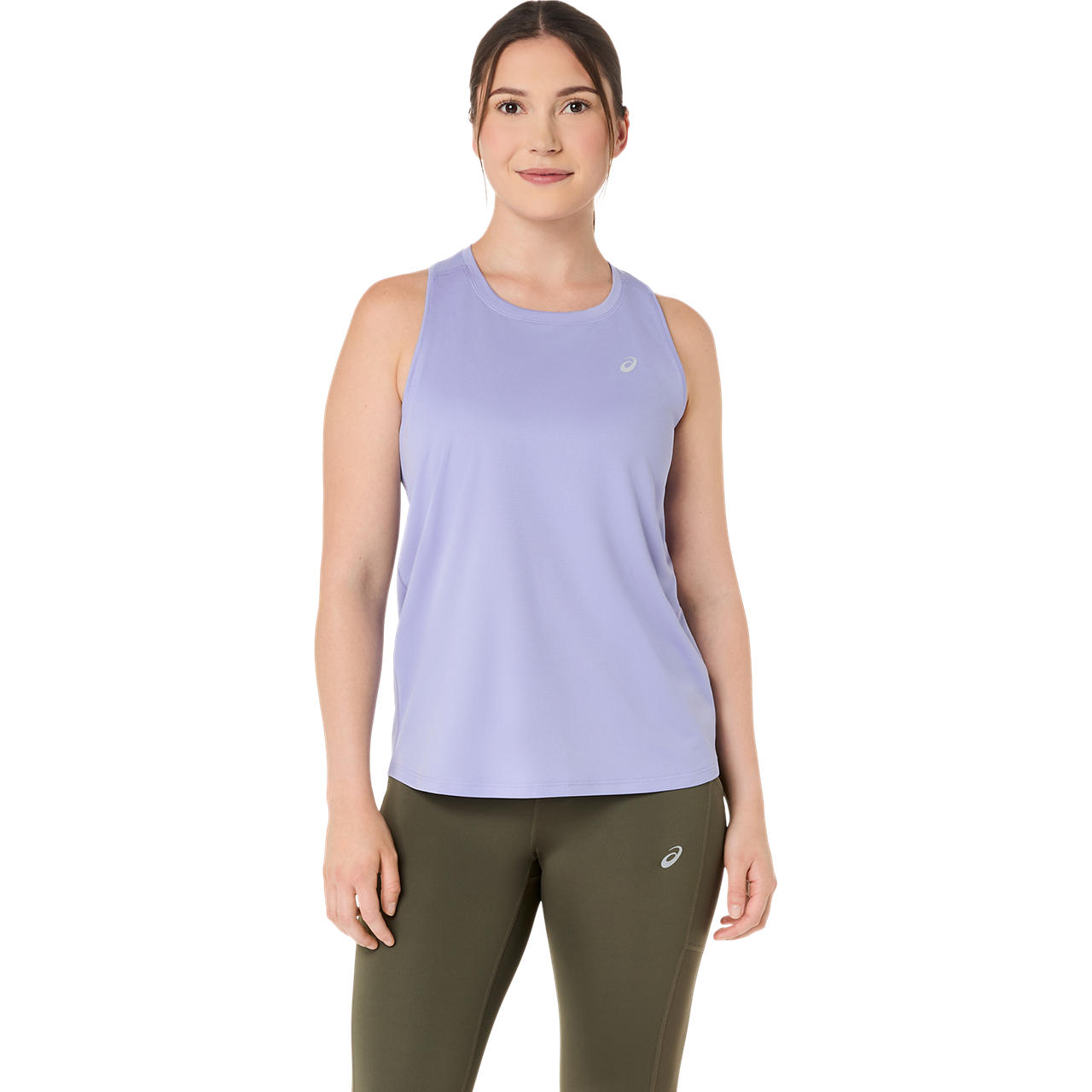 Polera ASICS Silver Tank - Sin Mangas - Femenino - Lila