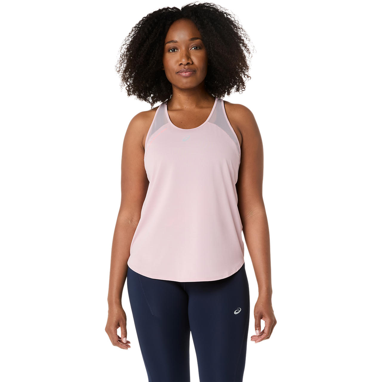 Polera ASICS Road Tank - Sin Mangas - Femenino - Rosado
