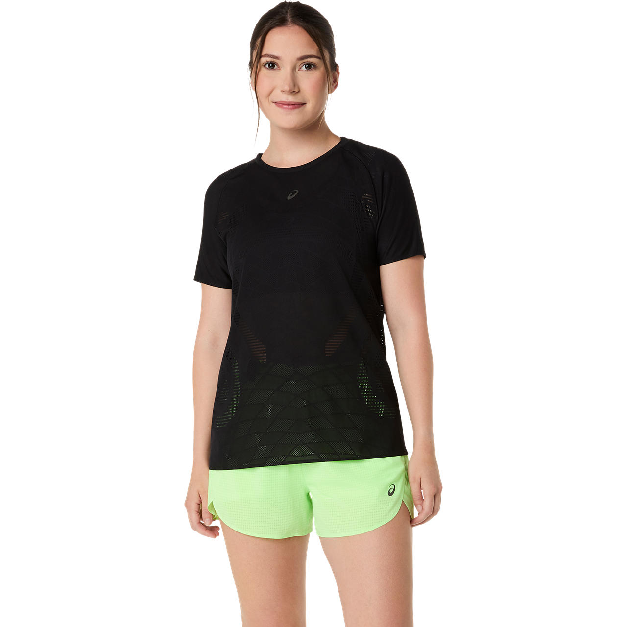 Polera ASICS Metarun SS Top - Manga corta - Femenino - Negro