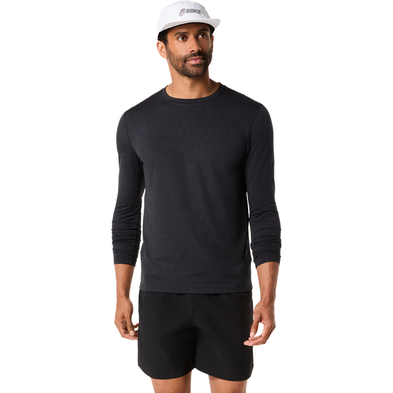 Imagen 1 del producto Polera ASICS Refined Texture Long Sleeve Top - Manga Larga - Masculino - Negro