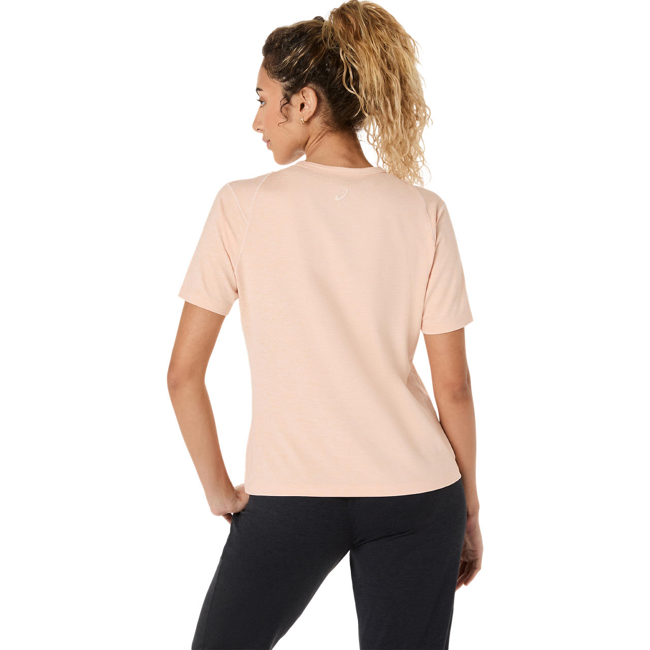 Imagen 2 del producto Polera ASICS Refined Texture Short Sleeve Top - Manga corta - Femenino - Rosado