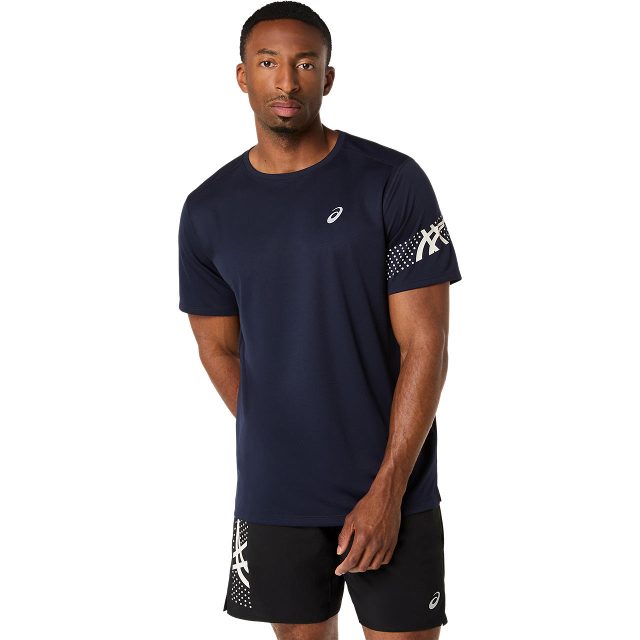 Polera ASICS Icon SS Top - Masculino - Azul