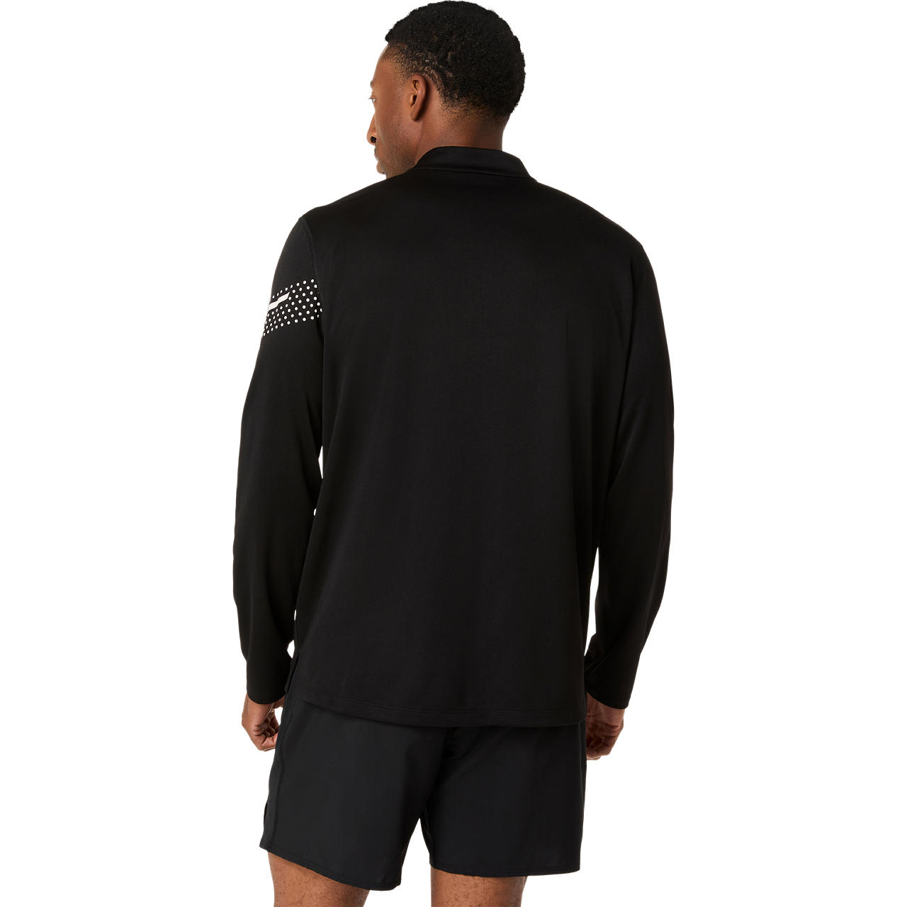 Imagen 2 del producto Polera ASICS Icon LS 1/2 Zip Top - Manga Larga - Masculino - Negro