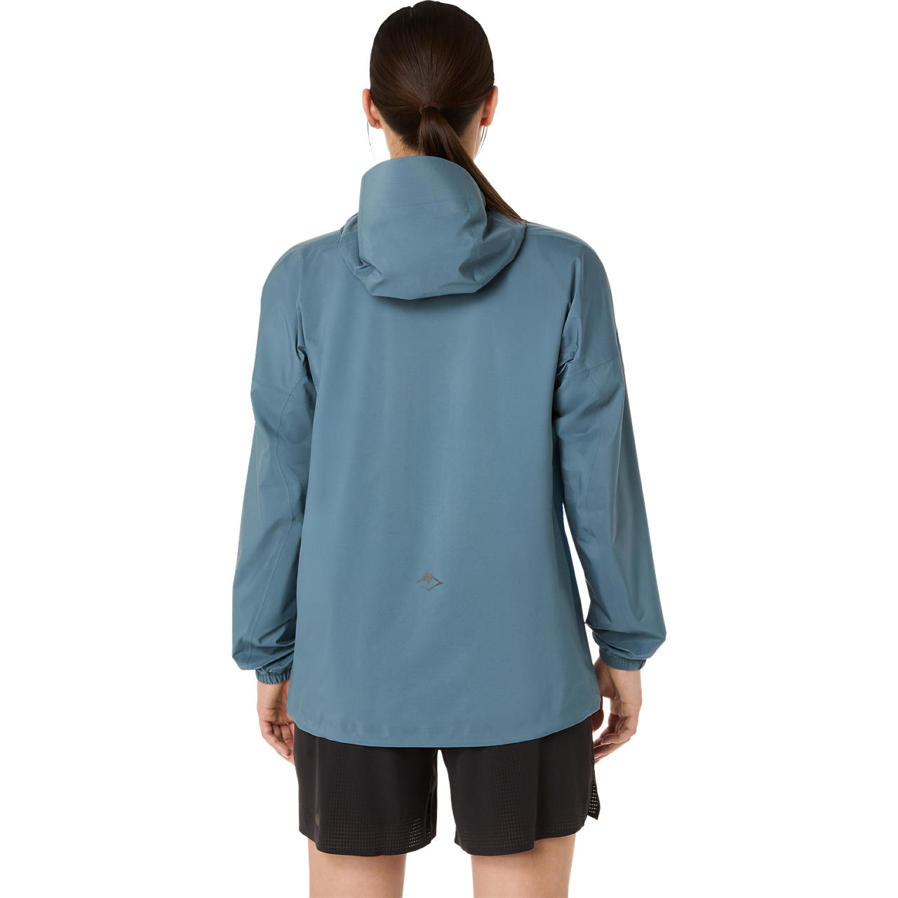 Imagen 2 del producto Chaqueta ASICS Fujitrail Elite Waterproof Jacket - Femenino - Celeste