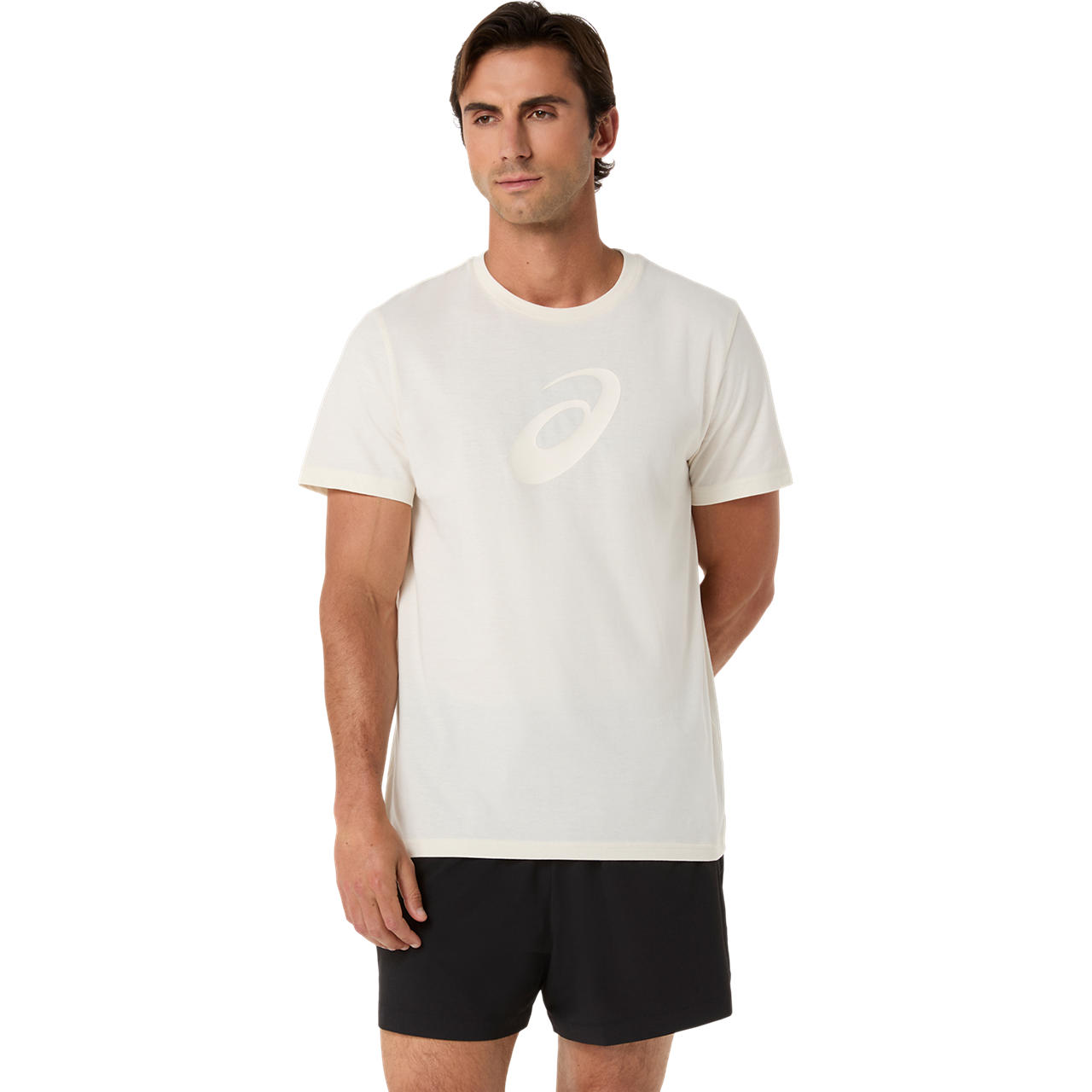 Imagen 1 del producto Polera ASICS Spiral Graphic Tee - Manga corta - Masculino - Beige