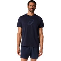 Polera ASICS Spiral Graphic Tee - Manga corta - Masculino - Azul