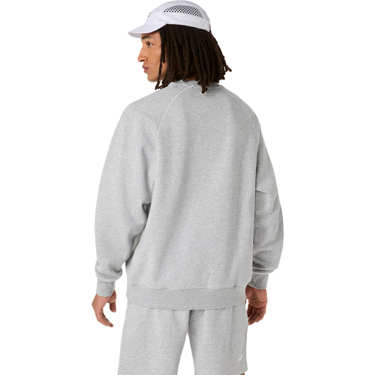 Imagen 2 del producto Polerón ASICS Logo Fleece Crew Neck - Masculino - Gris