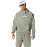 Polerón ASICS Logo Fleece Pullover Hoodie - Masculino - Verde