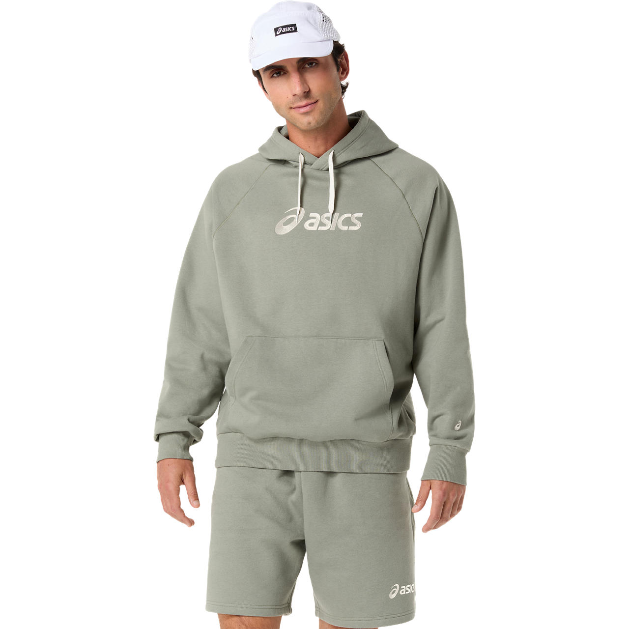 Imagen 1 del producto Polerón ASICS Logo Fleece Pullover Hoodie - Masculino - Verde