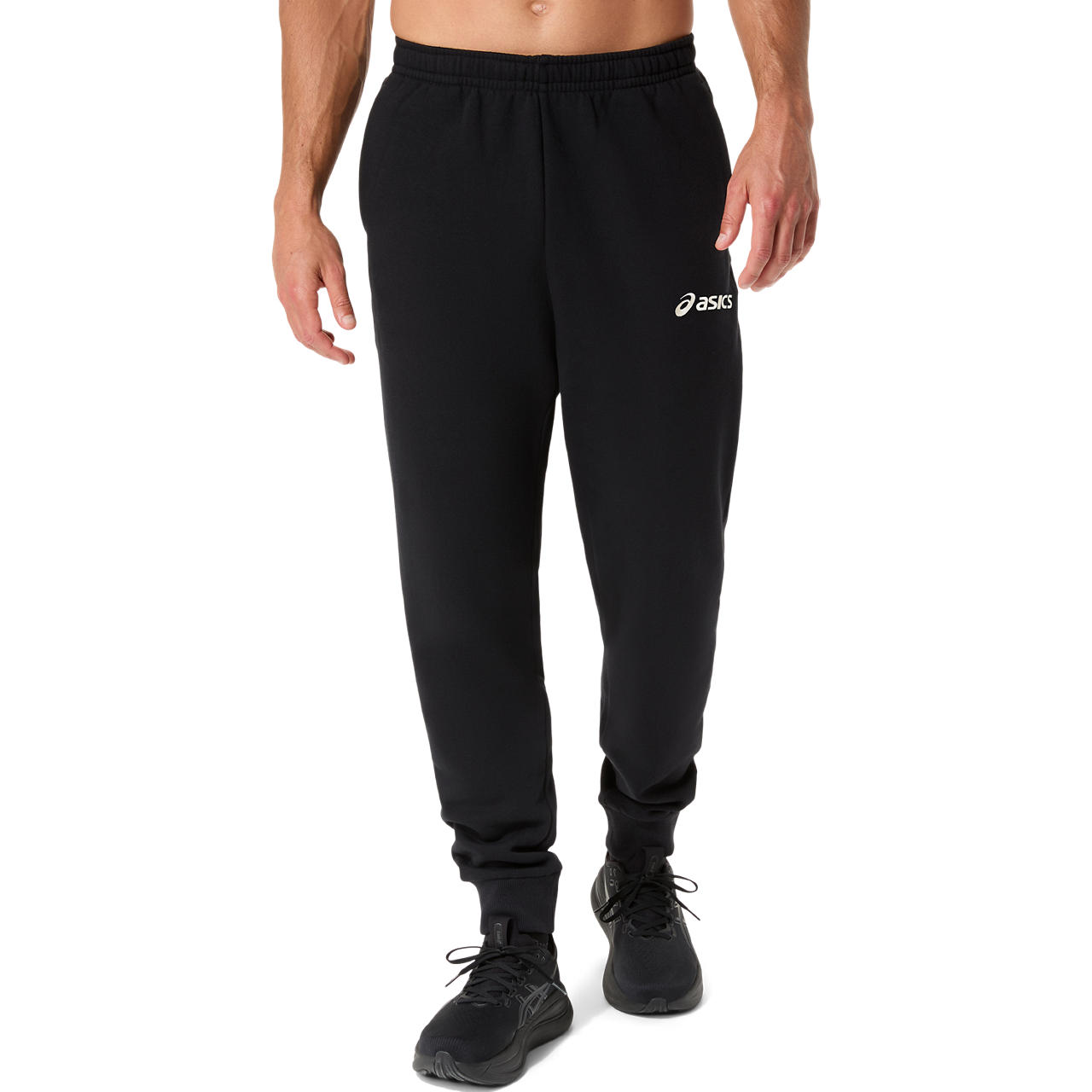 Pantalón ASICS Logo Fleece Pant - Masculino - Negro