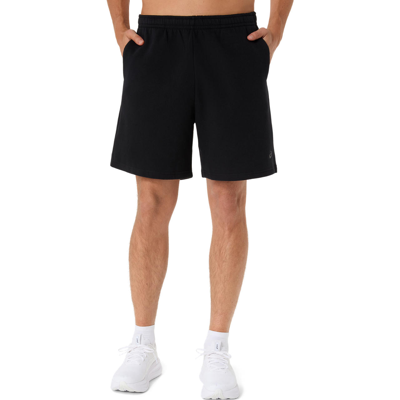 Short ASICS Fleece Relaxed 7In Short - Masculino - Negro