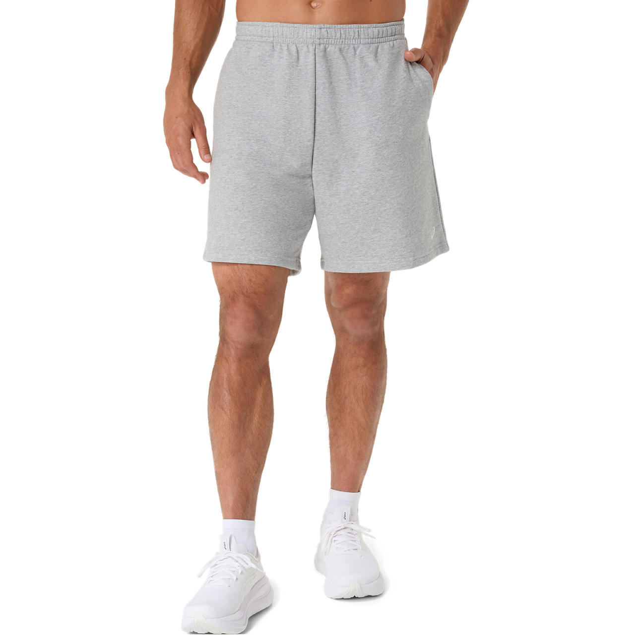 Short ASICS French Terry Relaxed 7In Short - Masculino - Gris