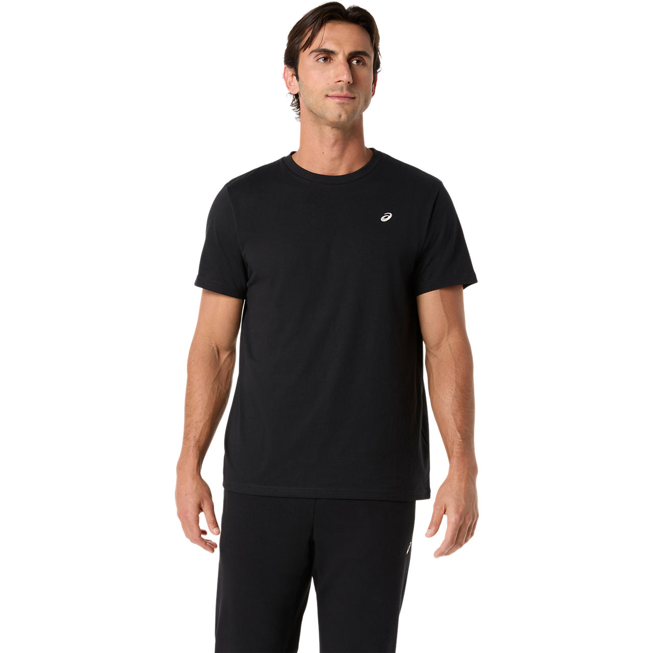 Imagen 1 del producto Polera ASICS Spiral Embroidery Tee - Manga corta - Masculino - Negro