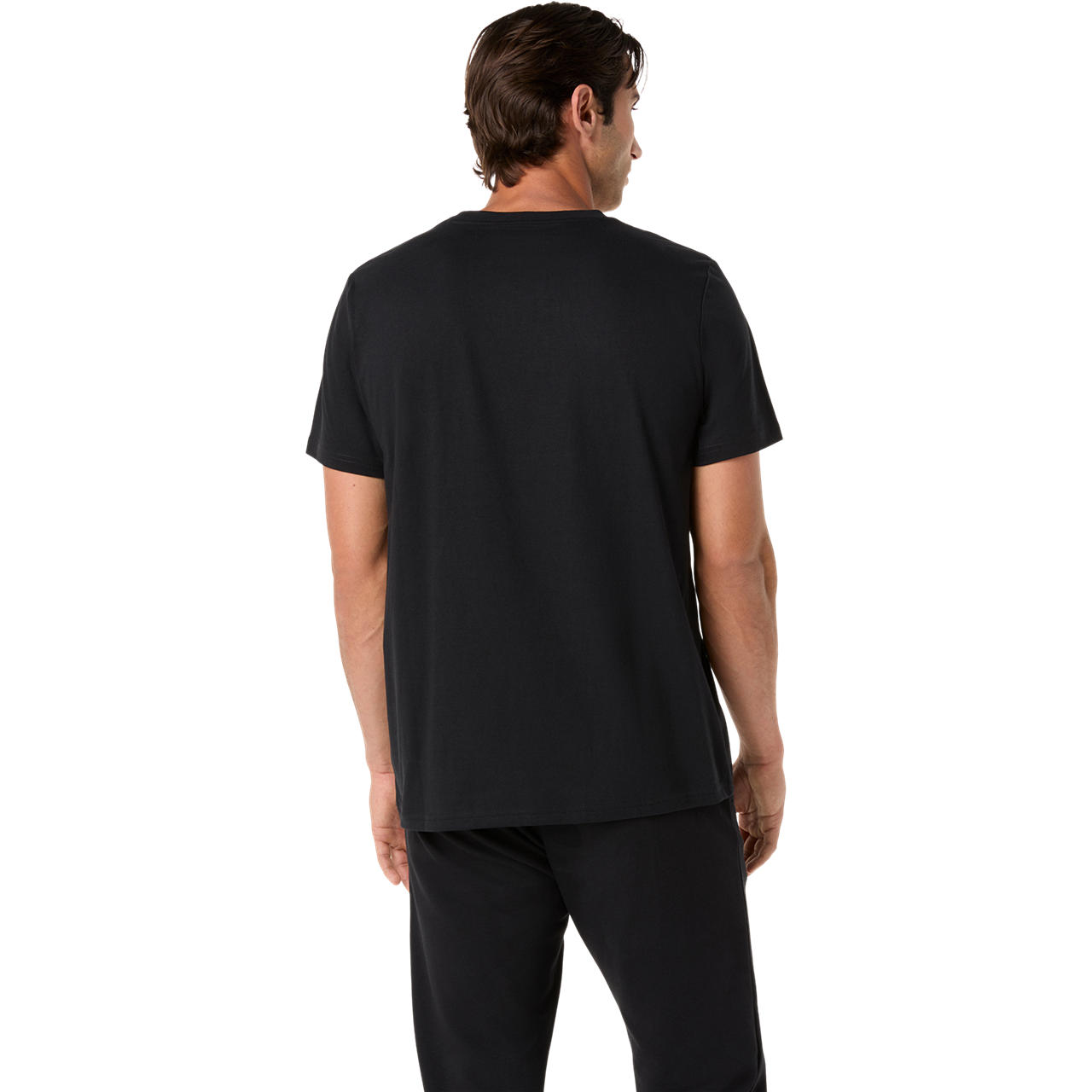 Imagen 2 del producto Polera ASICS Spiral Embroidery Tee - Manga corta - Masculino - Negro