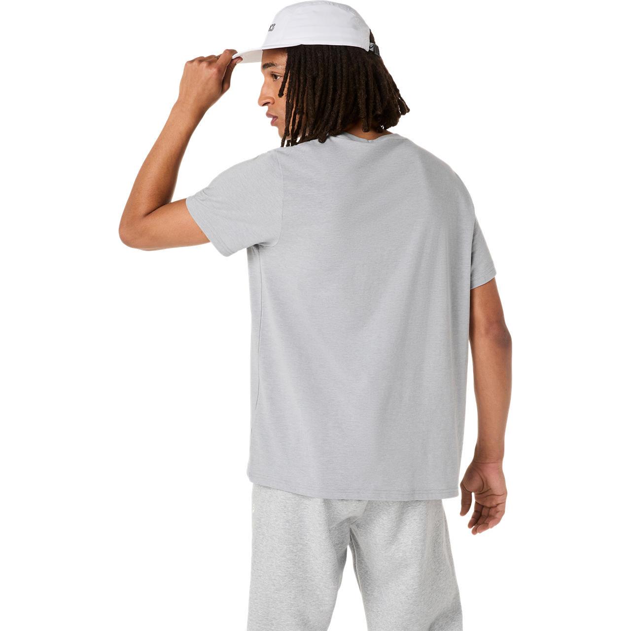 Imagen 2 del producto Polera ASICS Spiral Embroidery Tee - Manga corta - Masculino - Gris