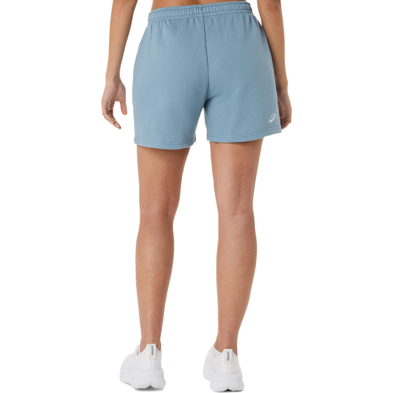 Imagen 2 del producto Short ASICS Logo Fleece 5In Short - Femenino - Celeste