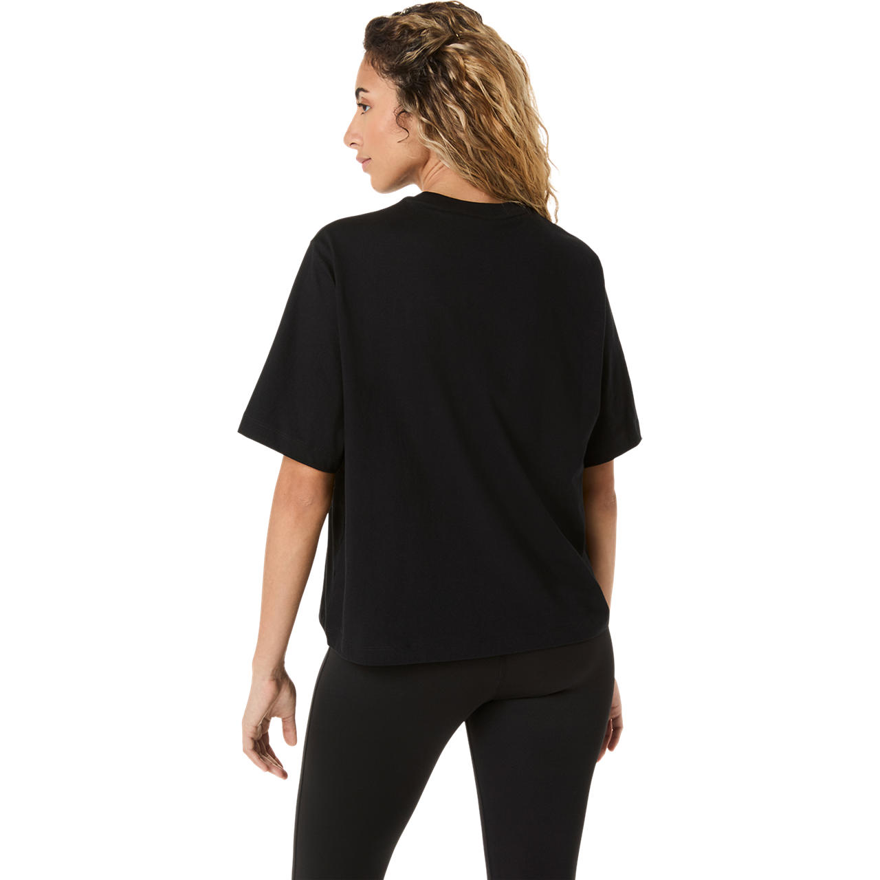 Imagen 2 del producto Polera ASICS Spiral Embroidery Relaxed Tee - Manga corta - Femenino - Negro