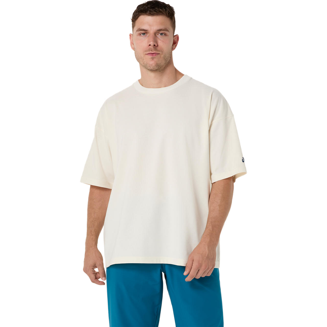 Polera ASICS Heritage Heavy Cotton Run City Tee - Manga corta - Unisex - Beige