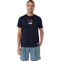 Polera ASICS Court Core Graphic Tee - Manga corta - Masculino - Azul