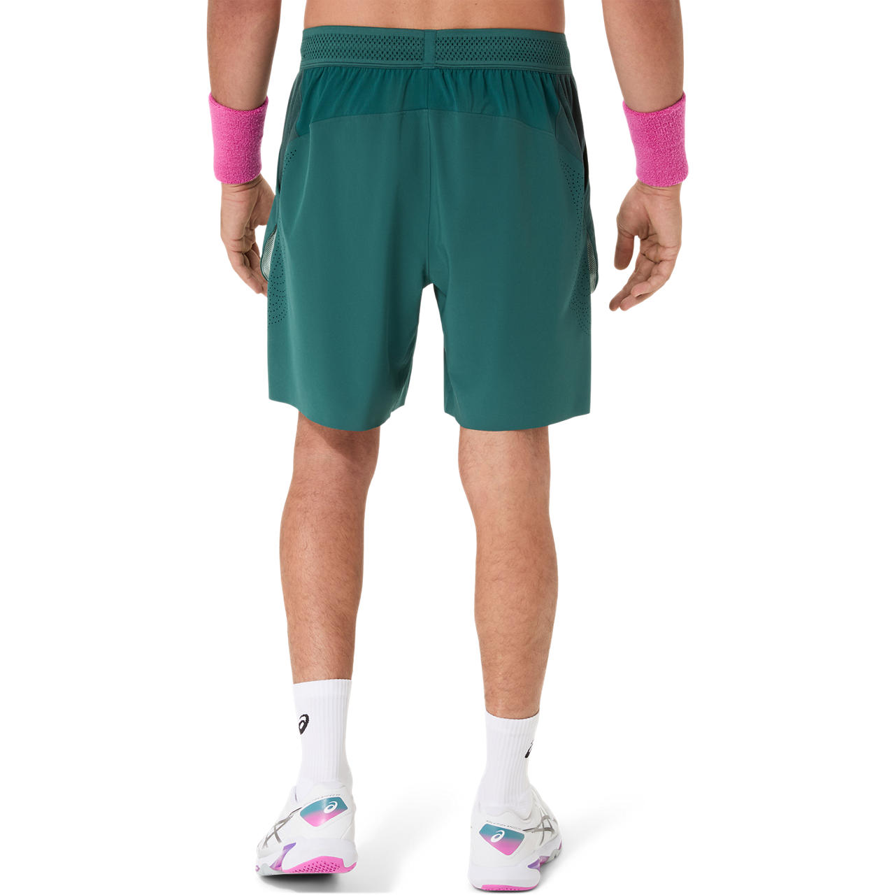 Imagen 2 del producto Short ASICS Match Laser Cut 7In - Masculino - Verde