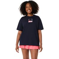 Polera ASICS Court Core Graphic Tee - Manga corta - Femenino - Azul