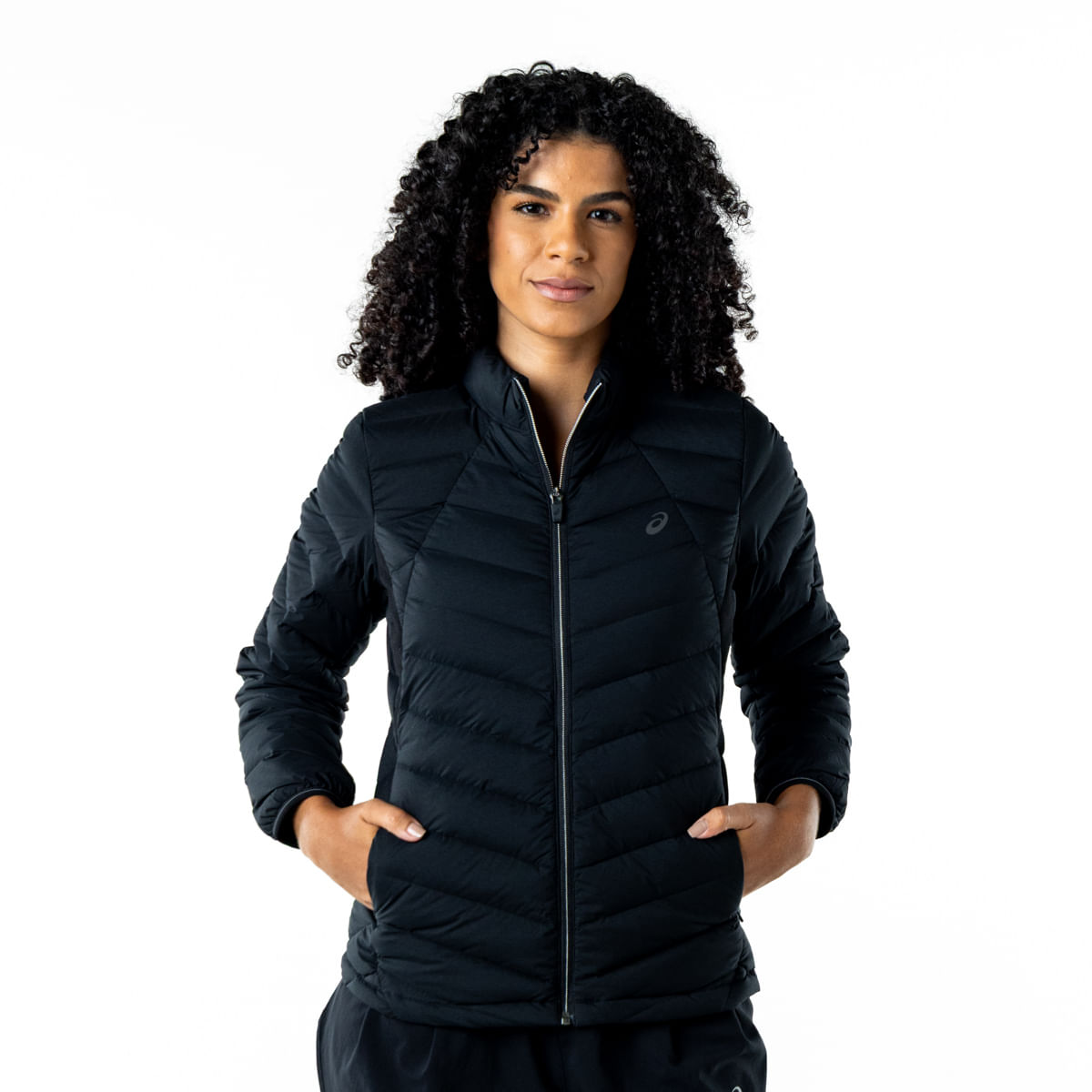 Chaqueta ASICS Lightweight Down Jacket - Femenino - Negro