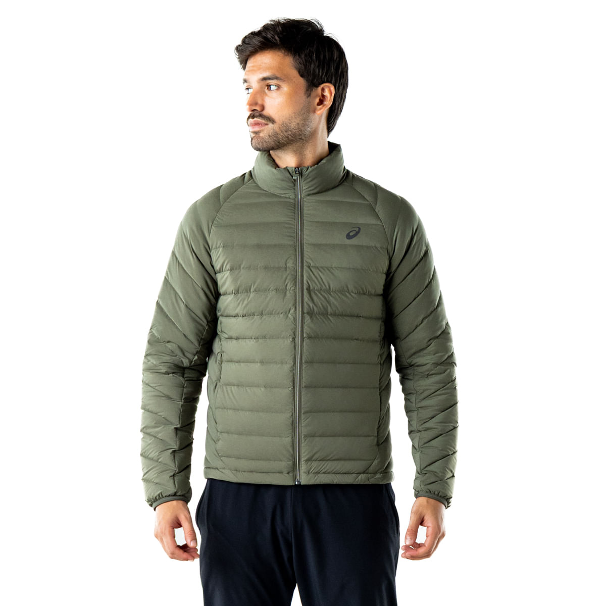 Chaqueta ASICS Lightweight Down Jacket - Masculino - Verde