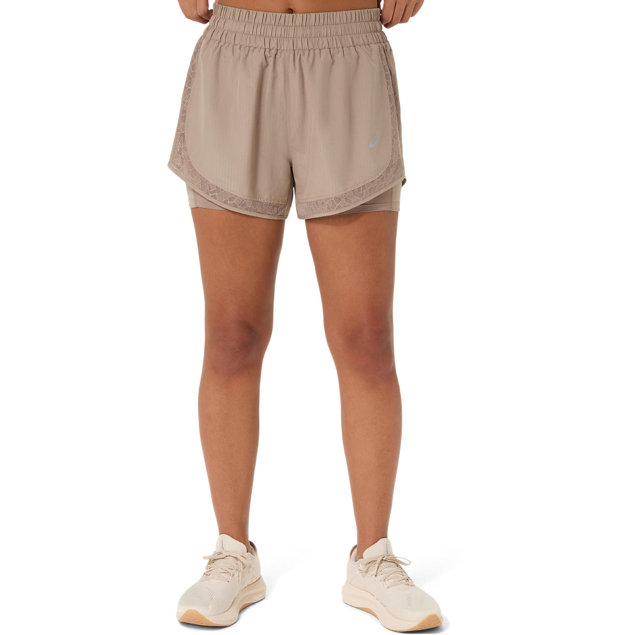Short ASICS Nagino Run 2N1 Short - Femenino - Café