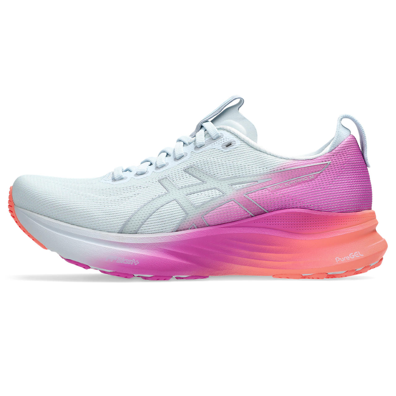 zapatillas ASICS GEL-Kayano 32 Sunny Sizzle - Femenino - Celeste