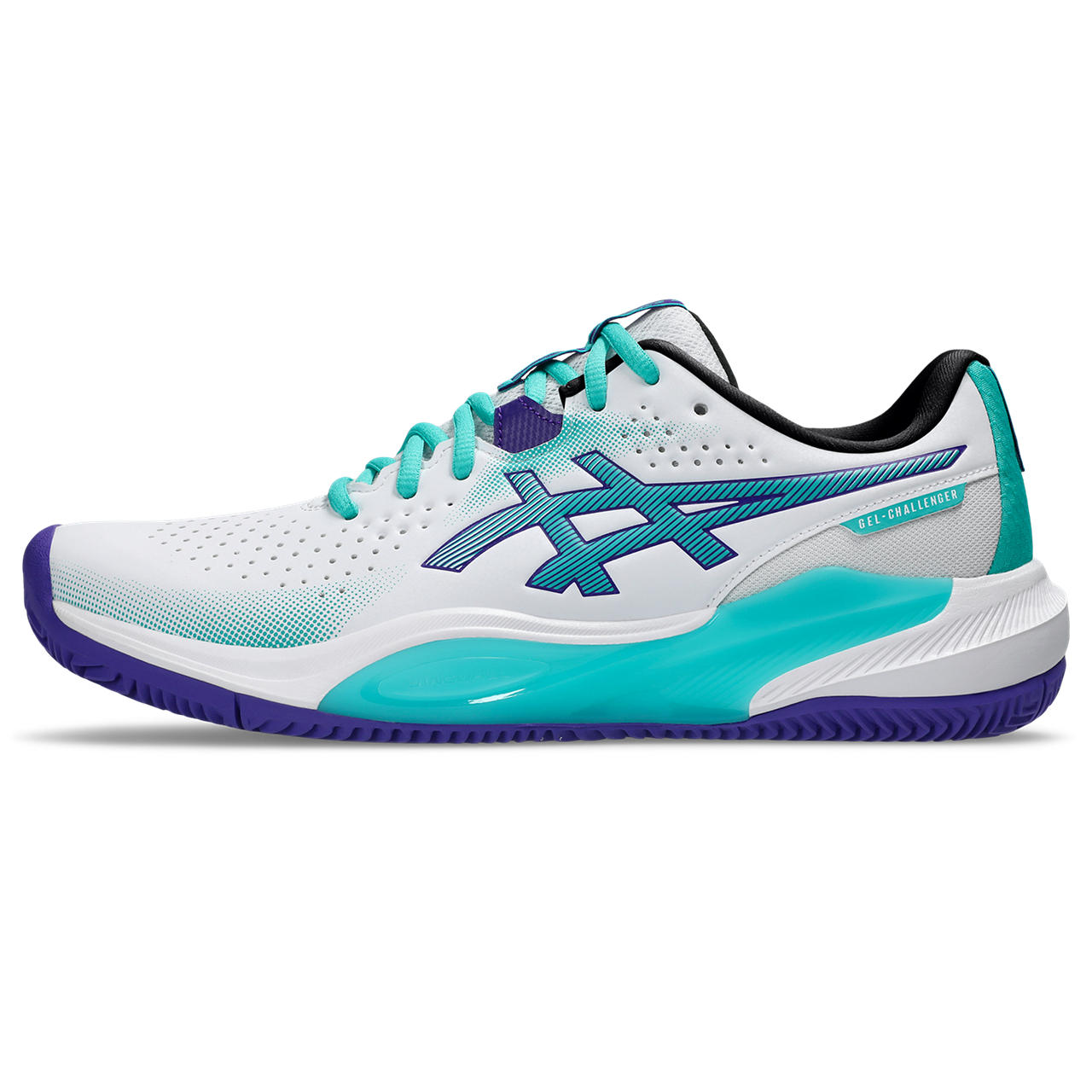 Zapatillas ASICS GEL-Challenger 15 Clay - Masculino - Blanco