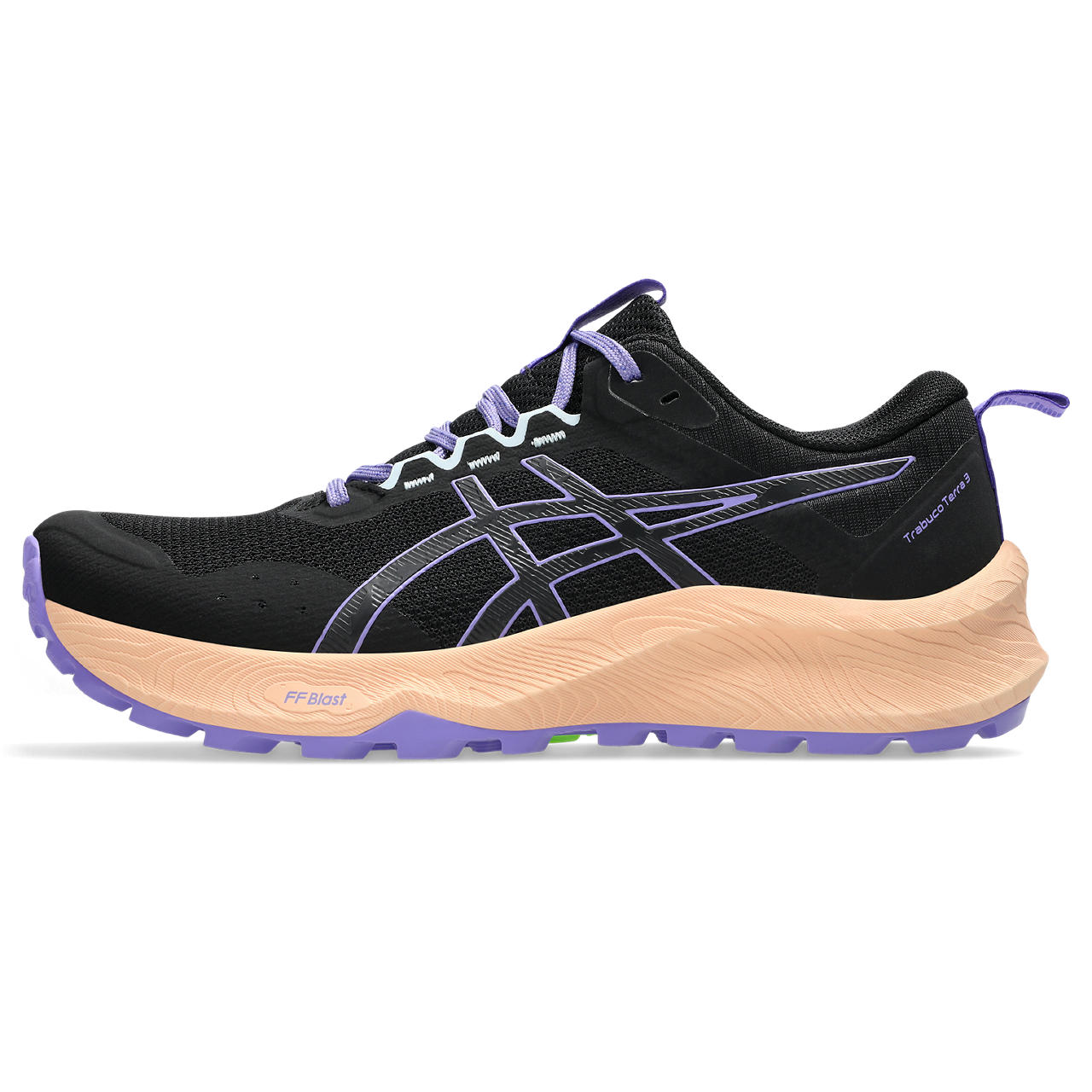 zapatillas ASICS Trabuco Terra 3 - Femenino - Negro