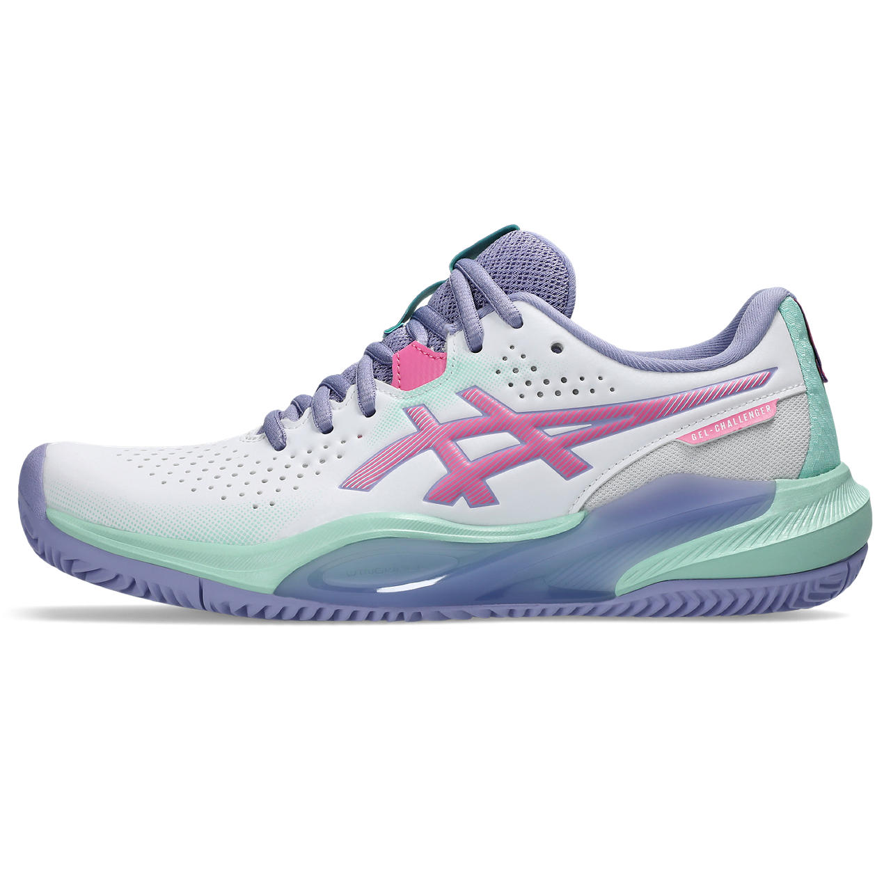 Zapatillas ASICS GEL-Challenger 15 Clay - Femenino - Blanco