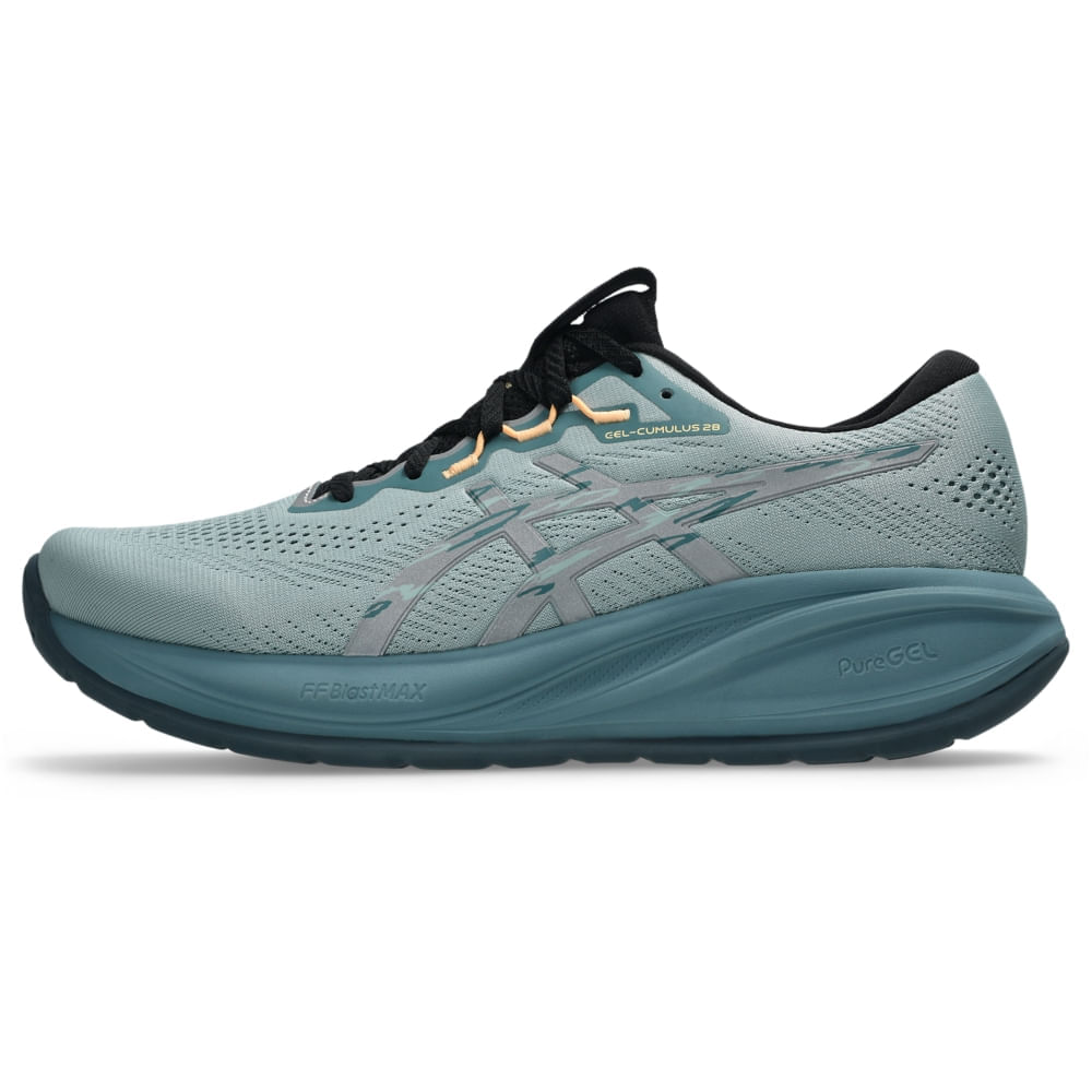 Zapatillas ASICS GEL-Cumulus 28 Lite-Show - Masculino - Azul petróleo